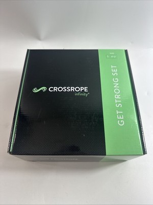 CROSSROPE Fitness Get Strong Set Weighted Jump Rope System Size S/8' New