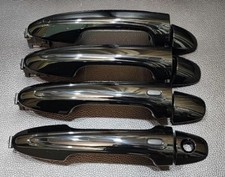 Set Of 4 Open Door Handle With Button For Toyota Revo 4door New Fortuner 2015-24