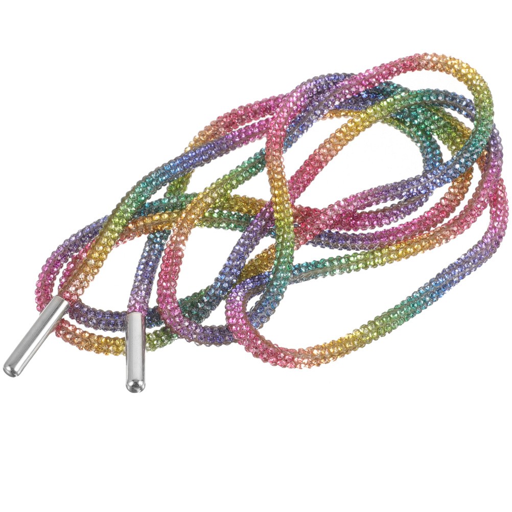 APL Lacci di cristallo uomo lacci per scarpe sportive pantaloni con strass corda in vita