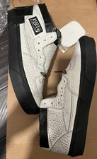 Vans Half Cab EF LX Lux Duct Tape Mens Sz 10 Marshmallow Black Skate Sneakers