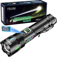 Taschenlampe Led Aufladbar, 500,000 Lumen Led Taschenlampe Extrem Hell, Taktisch