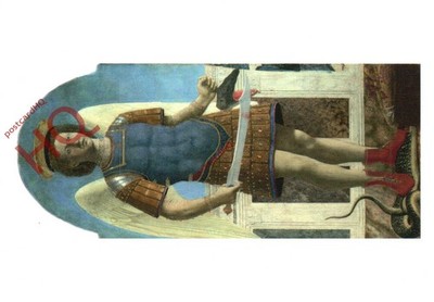 Ansichtskarte -: Piero Della Francesca, St. Michael