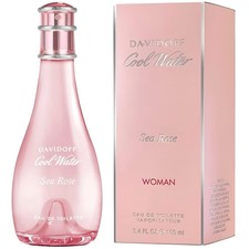 Image of DAVIDOFF COOL WATER WOMAN SEA ROSE 100ML EDT SPRAY | NEW & SEALED | FREE P&P