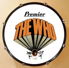 The Who, Keith Moon, 22" Pictures of Lily Drum Head, Orange Version
