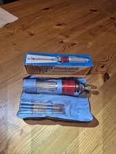 ILLUMINATED SCREWDRIVER VINTAGE NEW 2 REGULAR 2 PHILLIPS HEAD TESTED BATTERIES