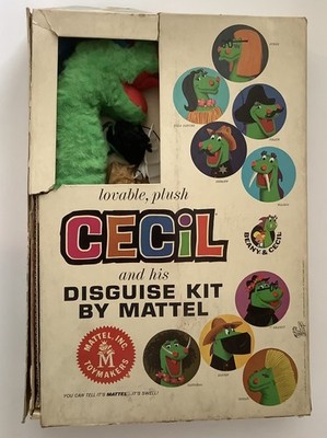 Vintage Mattel Cecil And His Disguise Kit