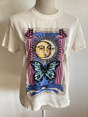 NEUw Pull&Bear Damen T-Shirt Gr S 36 Sommer Oberteil, Top, Statement
