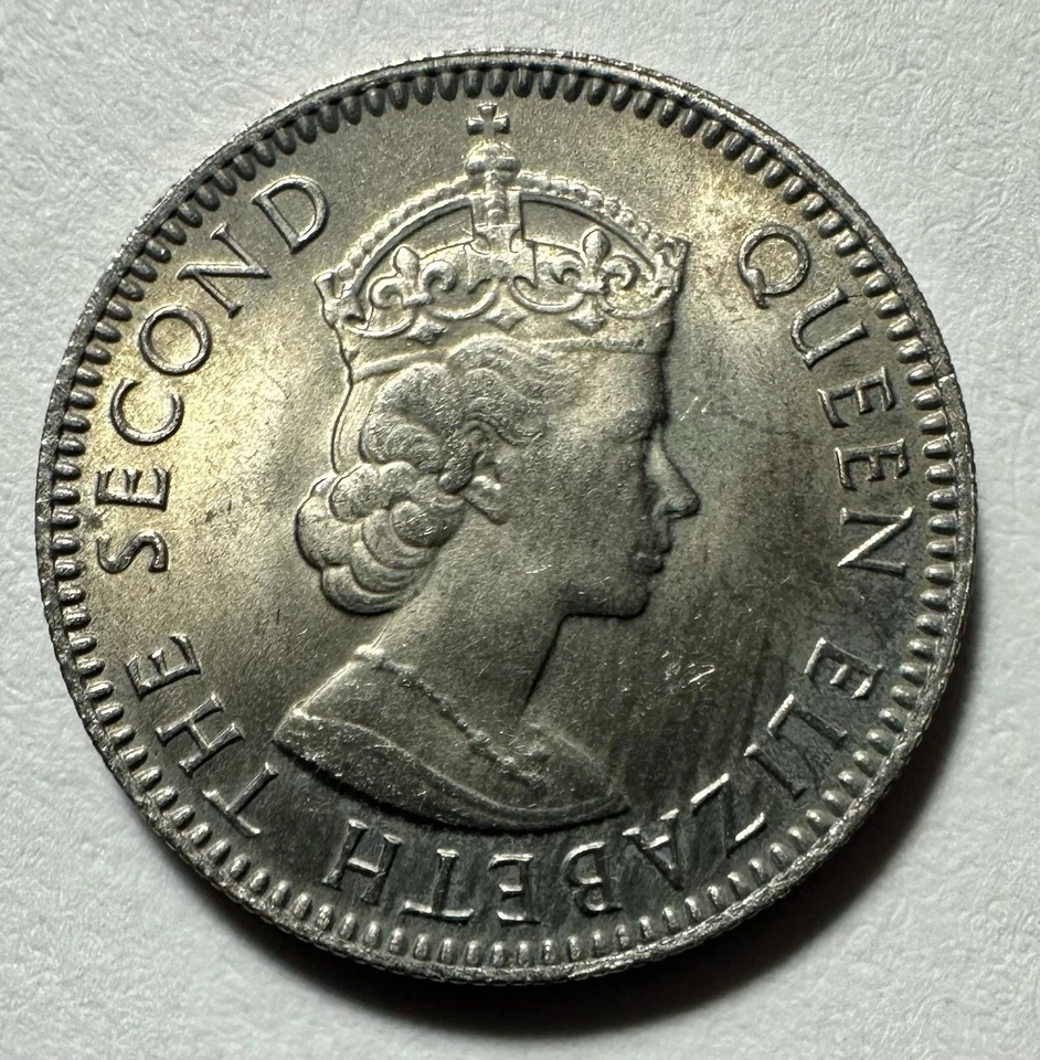 1965 Seychelles 25 Cents GEM BU Only 40,000 Mintage - Image 2 of 2