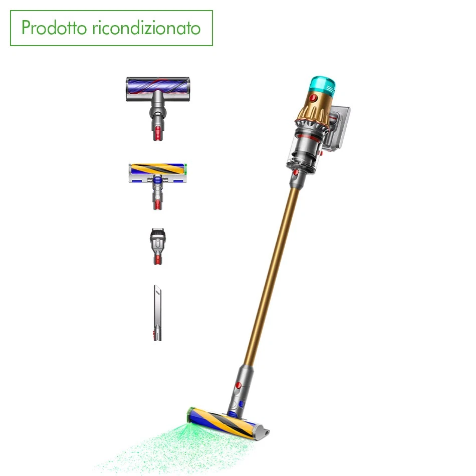 Aspirapolvere Senza Filo Dyson V12 Detectᵀᴹ Slim (Oro) | Ricondizionato
