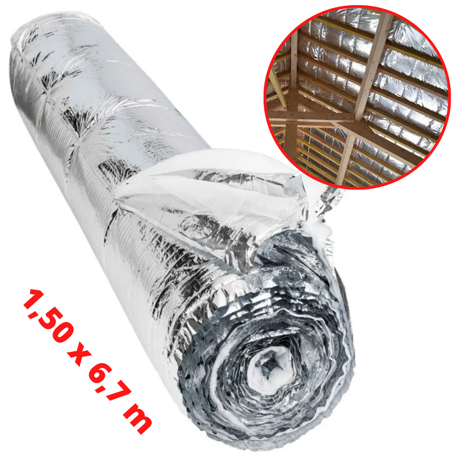 Isolant multicouche WERKA PRO film thermique mince 5 couches phonique 10m²