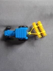 1978 Matchbox Superfast Blue Ford Tractor With Yellow Harrow #46 Vintage Lesney