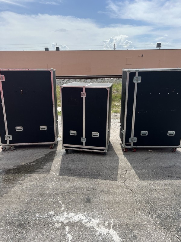 Lot of 3- Road Cases / Flight Cases / ATA Cases