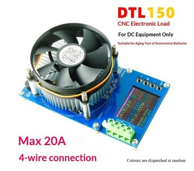 150W CNC Electronic Load Tester with Colour Screen Display for Capacity Testing