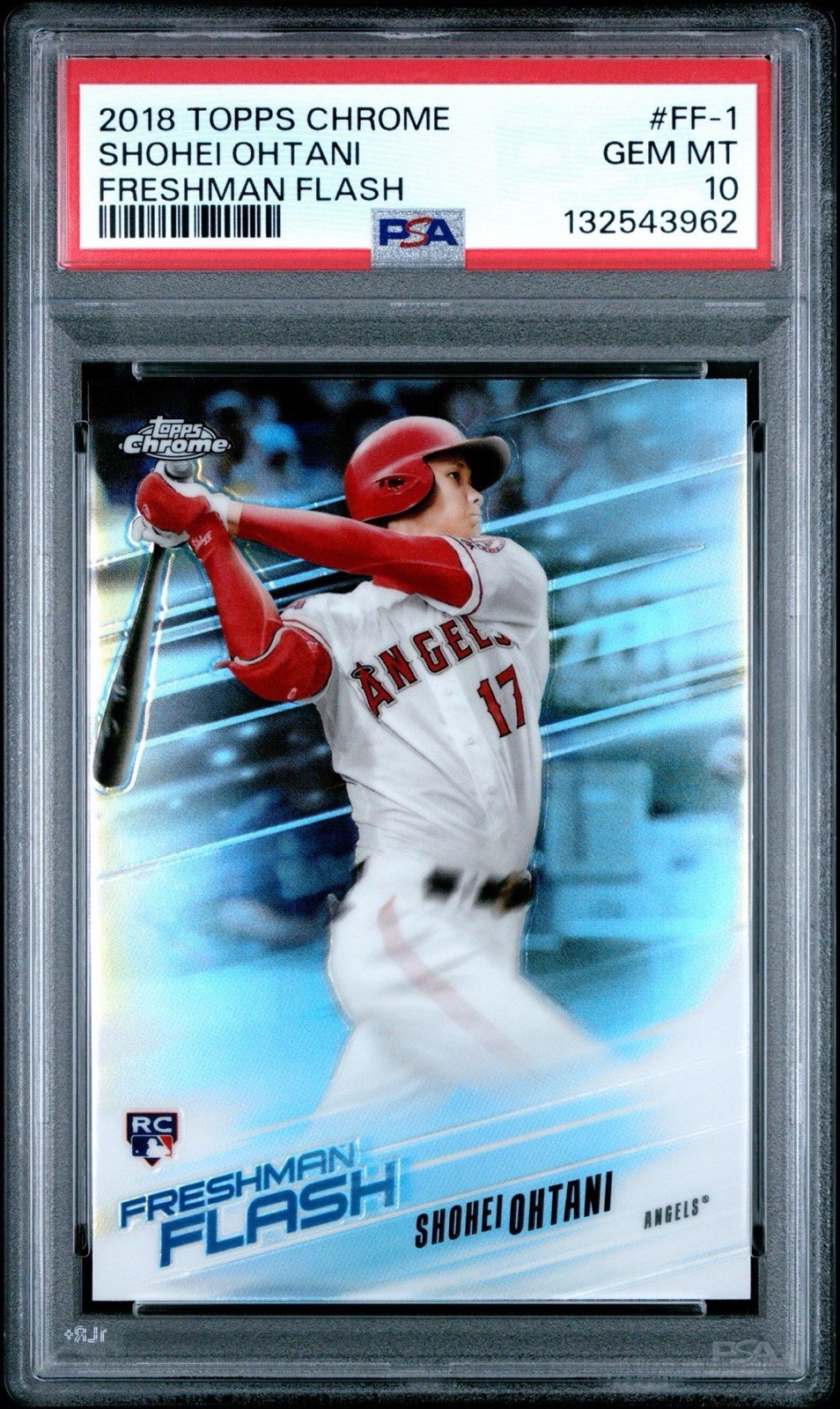 2018 Topps Chrome Freshman Flash Shohei Ohtani Rookie #FF-1 PSA 10