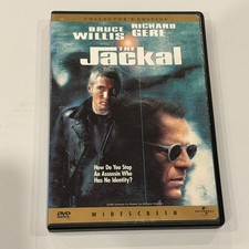 The Jackal DVD 1997 Collector's Edition Bruce Willis Richard Gere Widescreen