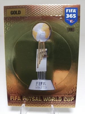 Panini Adrenalyn XL FIFA 365, 2016-17, FIFA Futsal World Cup Trophy  GOLD #15