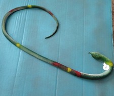 Realistic Rubber Colorful Toy Snake