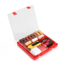 Wood Floor Furniture Scratch Repair Kit of 11 Colors Wax, Leepesx Laminate Re...