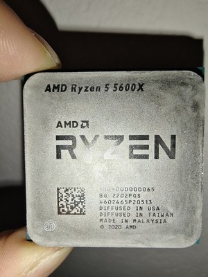 AMD Ryzen 5 5600X CPU Processor, 6-Core 12-Thread 