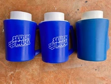 Vintage The Original Slush Mug Glacierware Frozen Dessert Maker Blue Made in USA