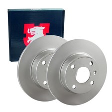 2x JP GROUP BREMSSCHEIBEN Ø240mm VOLL HINTEN passend für OPEL CORSA TIGRA