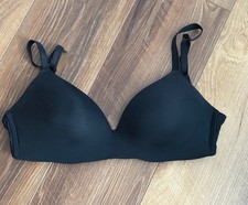 Auden “the Bliss” Black Lightly Lined Wireless Comfy Bra 36d