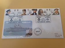 1982 MARITIME HERITAGE HMS INVINCIBLE  FALKLANDS  LIBERATED PORTSMOUTH  #3097