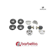 CONFEZIONE CUSCINETTI SUPERIORI KING R IN FINITURA CROMO RICAMBIO NOVELLINI R03K