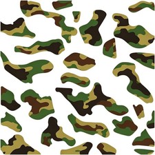 Large Camouflage Stencil 12x12 Inch PET Plastic Spray Paint Template