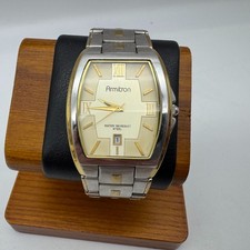 Men's Armitron Watch Gold Tone Dial Date