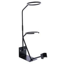 Gravity Feed Paint Spray Gun Stand with Strainer Holder HVLP Wall or Bench Mount