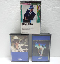 Elton John Greatest Hits 1 2 Jump Up Cassette Tape Lot of 3 1970's 80's
