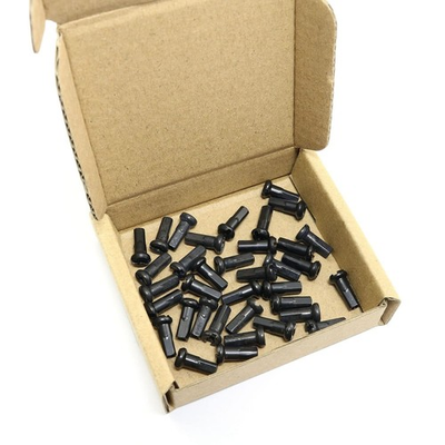 #ad 12mm Spoke Nipple 30PCS 12mm 14G Strong Black Brass Nipples for 2mm Diameter ... $15.89