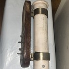 Vintage Wooden Base Fishing Rod Holder With Mounting Screws — photo 2