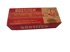 Vintage Bostitch Bostomatic Staples CAT. No. ...