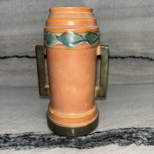 Roseville Art Pottery FUTURA Art-Deco Beer Mug Vase 1928  381-6"