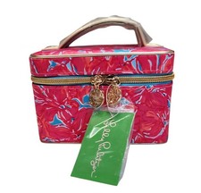 Lilly Pultizer Travel Jewelry Case Snap In Bag, Storage For Rings And 2...