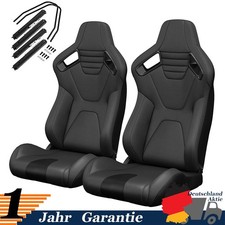 Sport-Schalensitze im Carbon-Look Paar mit verstellbarer Rückenlehne für Audi