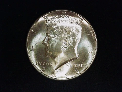 2015-P Kennedy Half Dollar AU++ (1). Free Shipping!