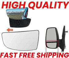 Door Wing Mirror Lower Bottom Glass Left Passenger Side For Ford Transit MK8