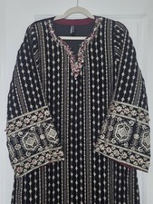 Embroidered Velvet Kaftan