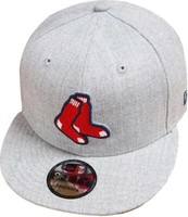 New Era Boston Red Sox Heather Grey Mlb Snapback Cap 9Fifty Limited Edition
