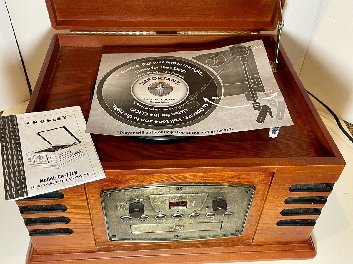 Crosley Record, CD, Cassette player Model CR77CD | eBay