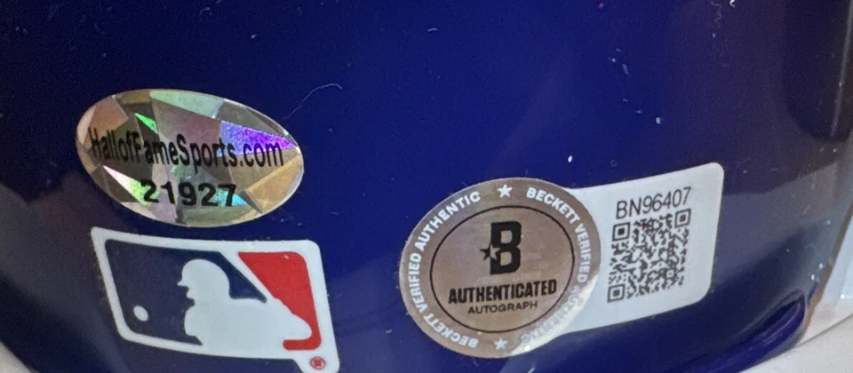 🔥Maury Wills Autograph Mini Helmet Los Angeles Dodgers Beckett COA🔥 - Image 3 of 4