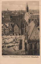 AK Bremen, Marktplatz, Rathaus, Durchblick zu...