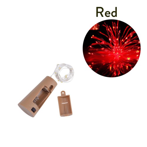10 20 30LED Sughero Forma LED Filo di Rame Luci Vino Bottiglia Per Natale Decor - Foto 13 di 21
