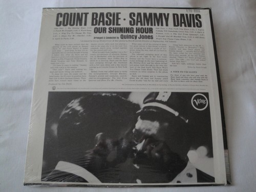Sammy Davis and Count Basie Our Shining Hour Verve V6-8605 MINT SEALED VINYL LP - Picture 2 of 2