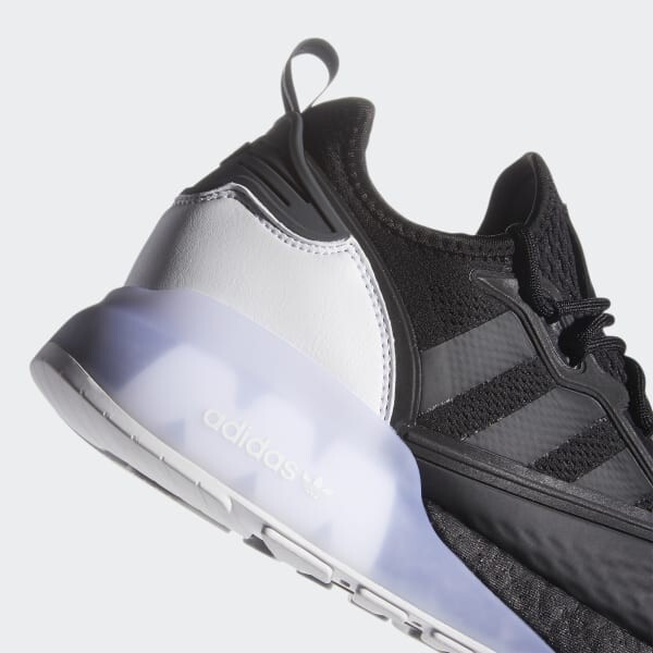 adidas Originals ZX 2K BOOST Black White Men Casual adidas Originals ZX 2K BOOST Black White Men Casual