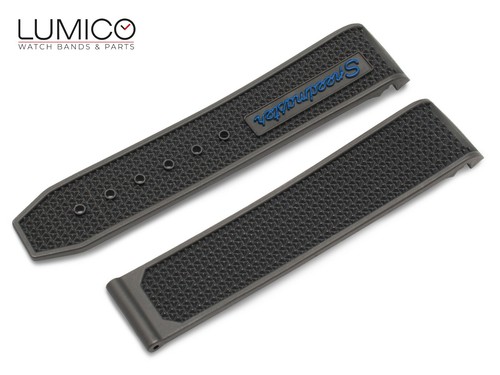 For 22mm OMEGA SpeedMaster BLACK BLUE 