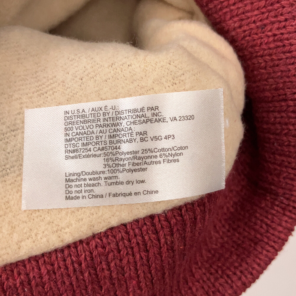 Basic red with white snowflake pattern winter pom… - image 4